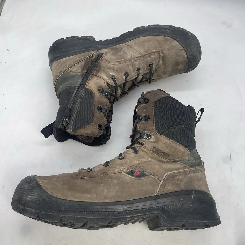 Red Wing Boots Mens 12 D Brown Outdoor Workwear Lace Up Hiking 3519